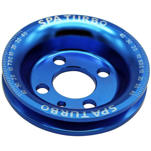 VW syncro Audi 80 90 100 4000 rabbit 1.8 8v underdrive Pulley - BLUE + VW 8V super light crank timing gear SPA TURBO USA