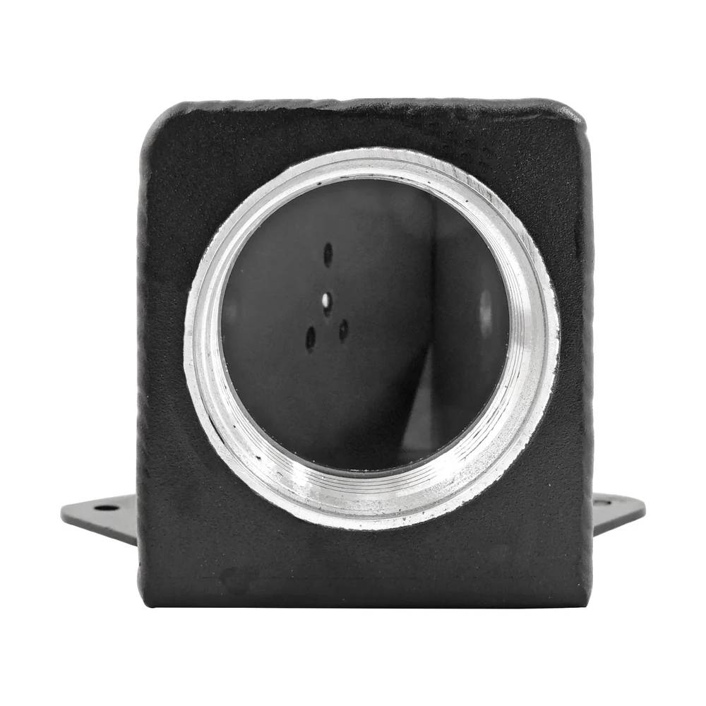 Lightweight Late Model Radiator - Double Pass - 26.8" x 19.6" + Power Steering Tank Firewall Mount (Right Inlet) - Black Cap SPA TURBO USA