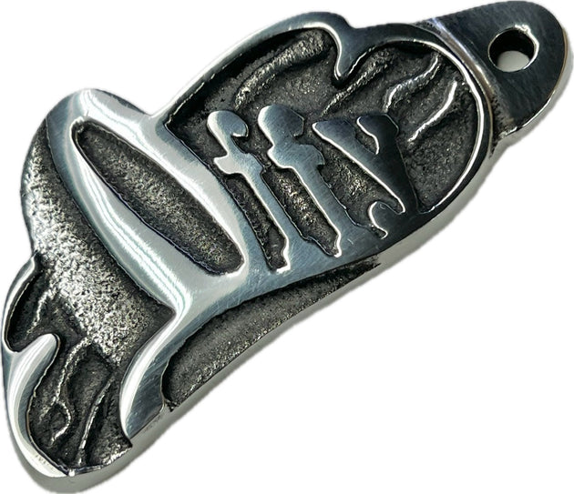 THE OFFENHAUSER CLOUD KEYCHAIN.FEATURING THE ICONIC OFFENHAUSER CLOUD LOGO IN FOUNDRY FORGED AND POLISHED ALUMINUM.HAND CRAFTED IN SOUTHERN CALIFORNIA. DFW Speed Syndicate