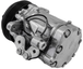 March Ultra Series Sanden 7176 AC Compressor  Polished  6 Rib Serpentine Clutch - DFW Speed Syndicate
