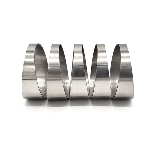 3.500" 16ga Tight Radius (1D) Pie Cut 304 Stainless (45° Bend - 5 Pieces Total) Ace Race Parts