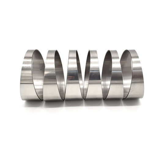4.000" 16ga Tight Radius (1D) Pie Cut 304 Stainless (90° Bend - 6 Pieces Total) Ace Race Parts