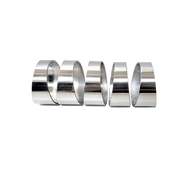 2.500" 16ga Long Radius (1.5D) Pie Cut - Polished OD - Aluminum (45° Bend - 5 Pieces Total) Ace Race Parts