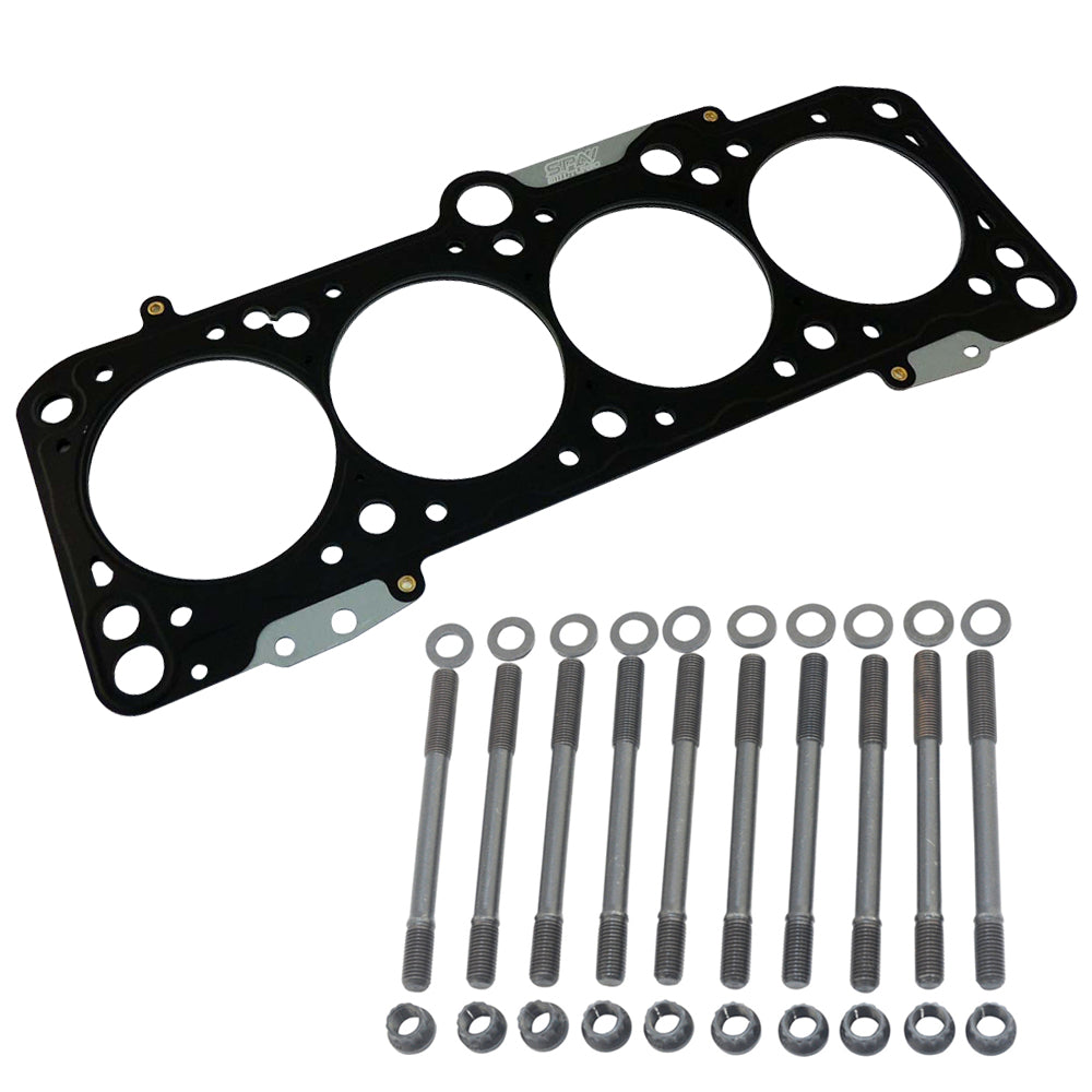 VW MKIII GTI 2.0L 8V 136mm head stud set + MLS decompression Head Gasket 1.5mm SPA TURBO USA