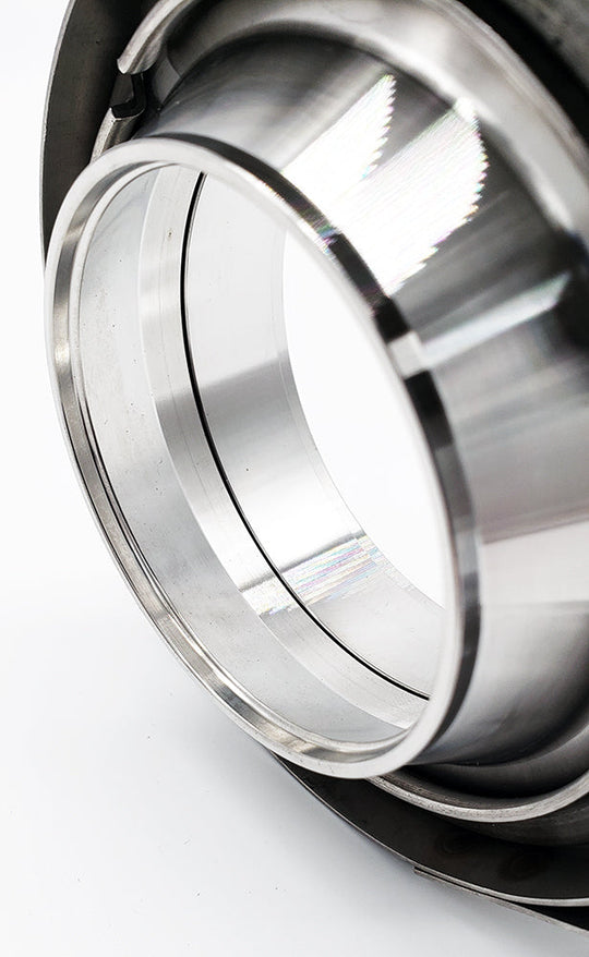 4.500" x 4.000" Reducing V-Band Assembly "Male/Female" 304 Stainless - Quick Release Clamp Ace Race Parts