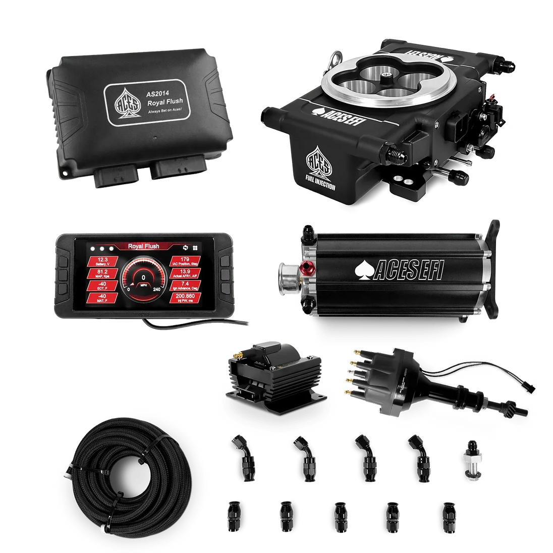 Royal Flush EFI/CDI Master Kits (Black) Aces EFI B2B