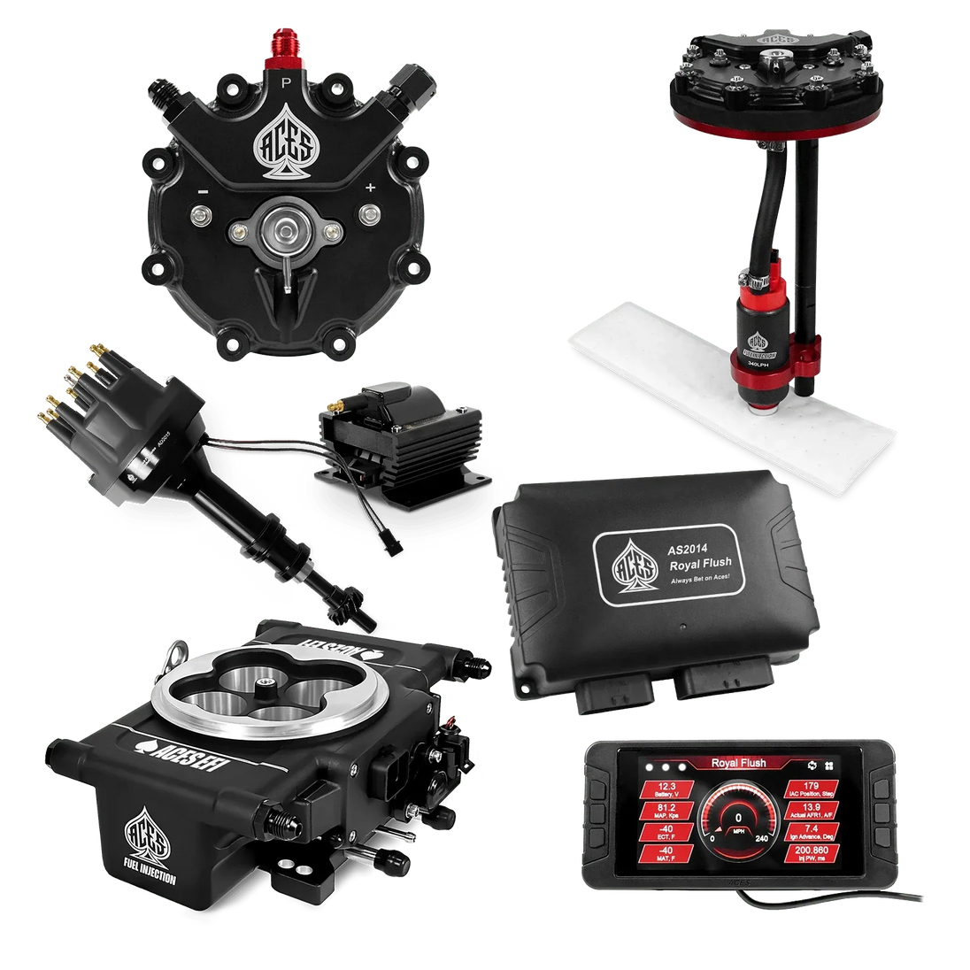Royal Flush EFI/CDI Master Kits (Black) Aces EFI B2B