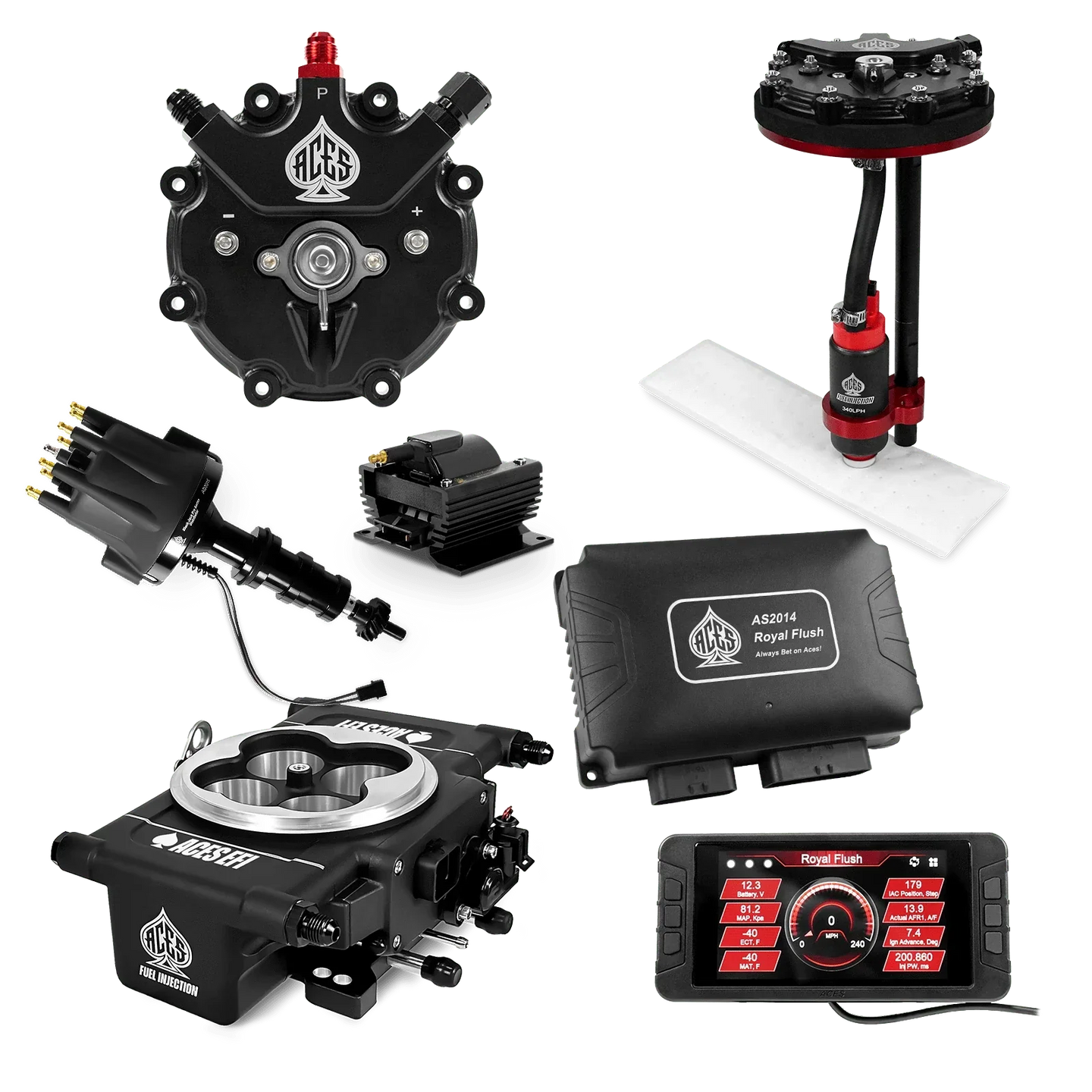 Royal Flush EFI/CDI Master Kits (Black) Aces EFI B2B