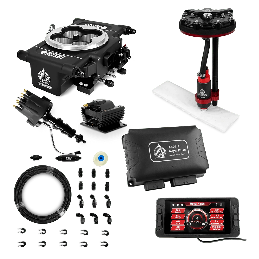Royal Flush EFI/CDI Master Kits (Black) Aces EFI B2B