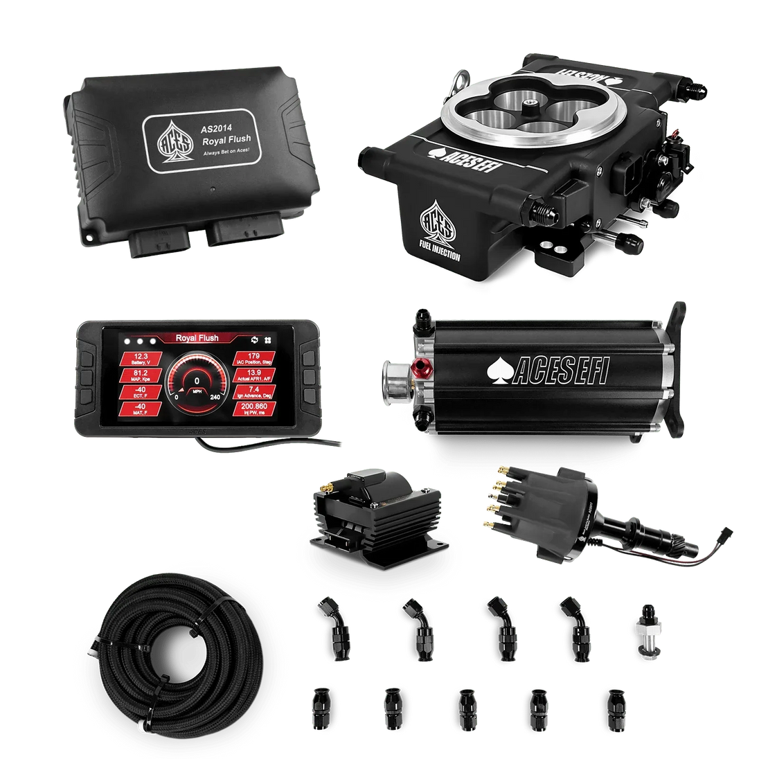 Royal Flush EFI/CDI Master Kits (Black) Aces EFI B2B