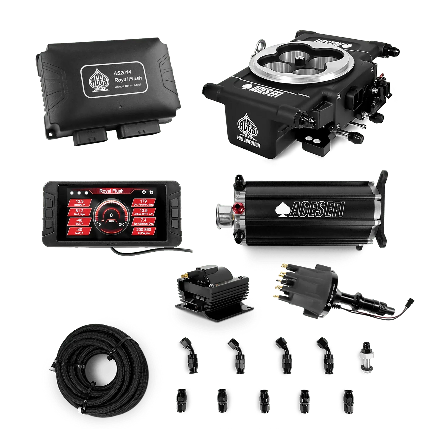 Royal Flush EFI/CDI Master Kits (Black) Aces EFI B2B