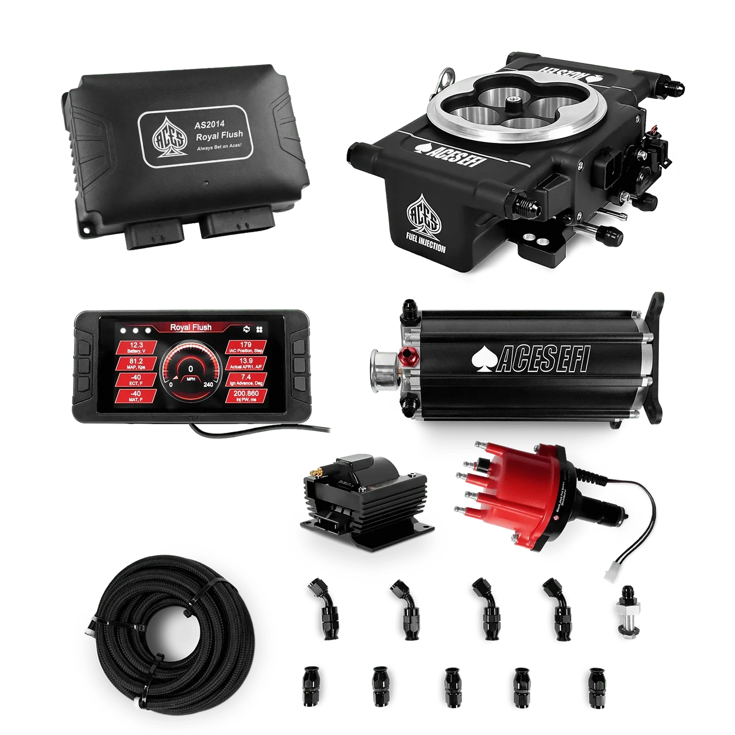 Royal Flush EFI/CDI Master Kits (Black) Aces EFI B2B