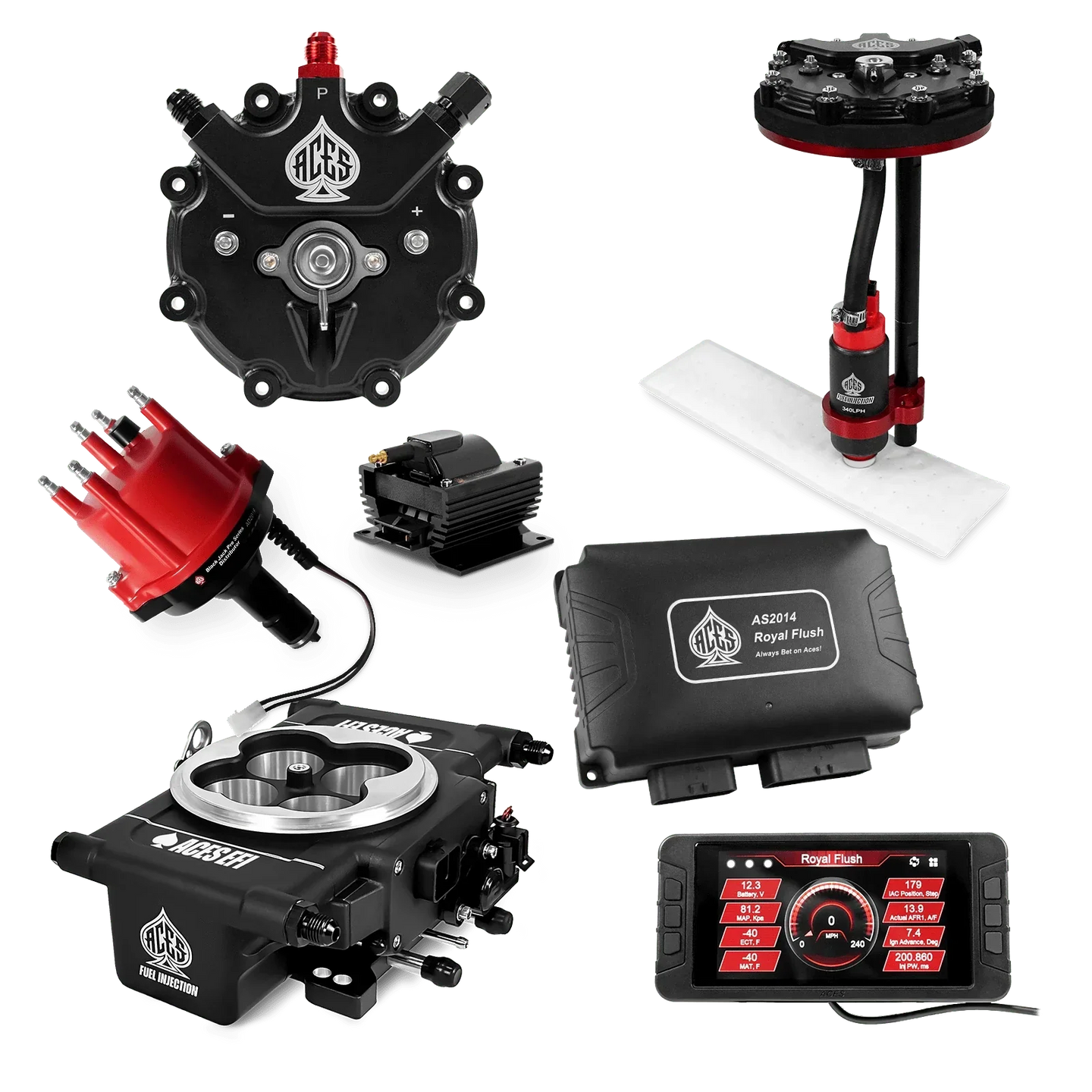 Royal Flush EFI/CDI Master Kits (Black) Aces EFI B2B