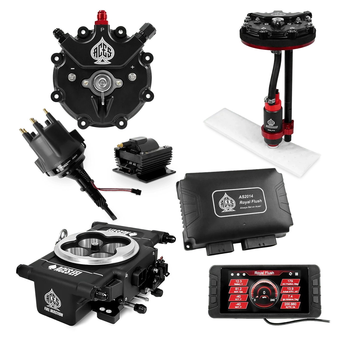 Royal Flush EFI/CDI Master Kits (Black) Aces EFI B2B