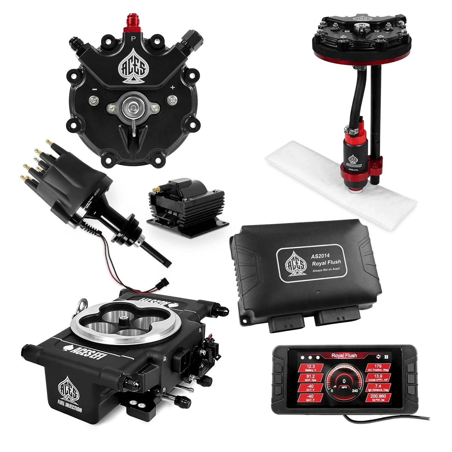 Royal Flush EFI/CDI Master Kits (Black) Aces EFI B2B