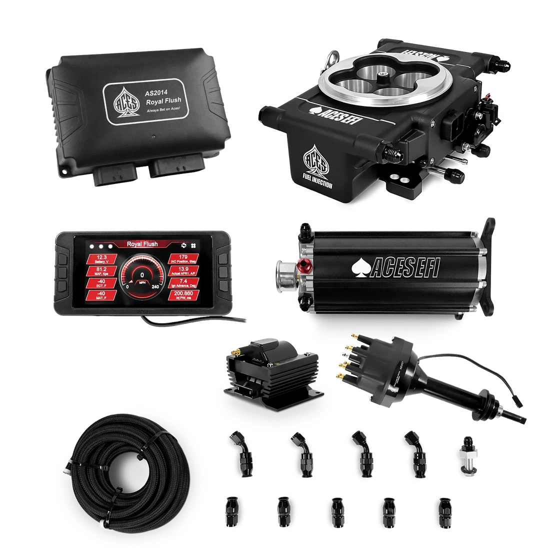 Royal Flush EFI/CDI Master Kits (Black) Aces EFI B2B