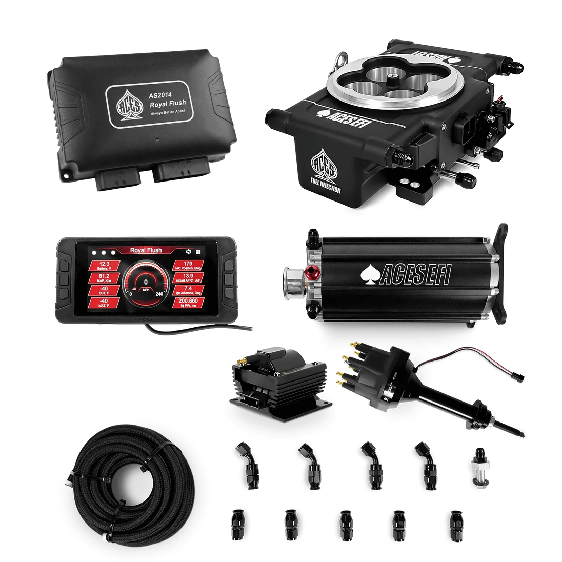Royal Flush EFI/CDI Master Kits (Black) Aces EFI B2B
