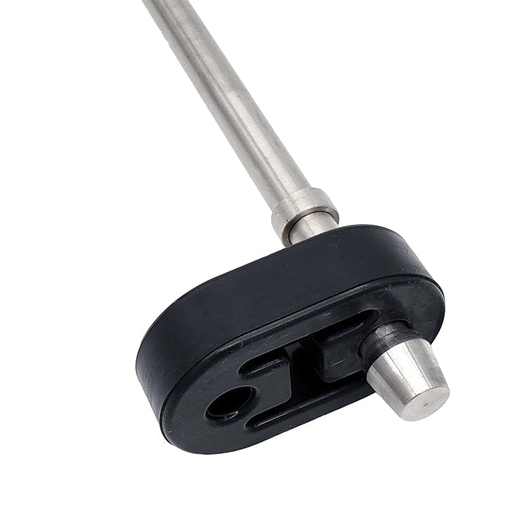3/8" ID Exhaust Hanger Rod Support (Sold Individually) - Black Rubber (74mm Long) Ace Race Parts