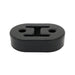 1/2" ID Exhaust Hanger Rod Support (Sold Individually) - Black Rubber (74mm Long) Ace Race Parts