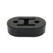3/8" ID Exhaust Hanger Rod Support (Sold Individually) - Black Rubber (74mm Long) Ace Race Parts