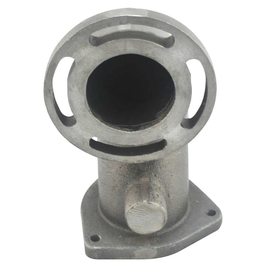 Cast iron turbocharger downpipe 90° 2 1/2" T3 4 bolts SPA TURBO USA
