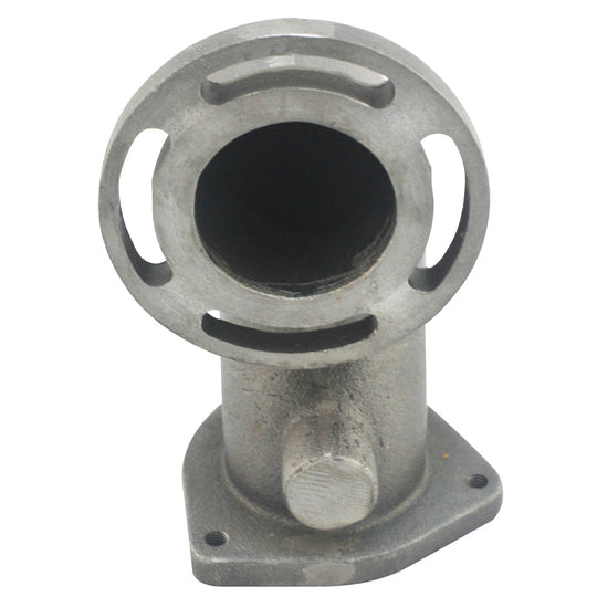 Cast iron turbocharger downpipe 90° 2 1/2" T3 4 bolts SPA TURBO USA