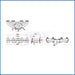 Turbo Manifold + 55 DEGREE L FITTING WASTEGATE MOUNT FOR VW MKIV 2.0 T3 Turbo SPA TURBO USA
