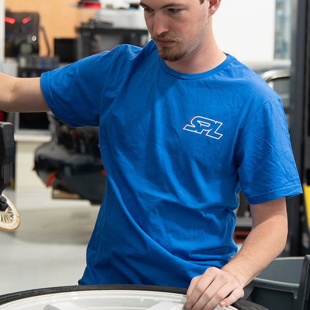 SPL Part Blue Fahrwerk T-Shirt FR SPORT