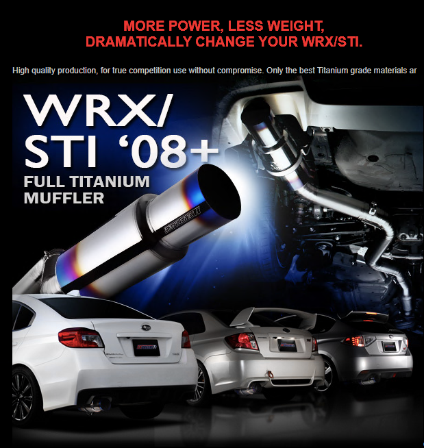 Tomei Full Titanium Muffler Kit Expreme Ti Gvf/va# Usdm FR SPORT
