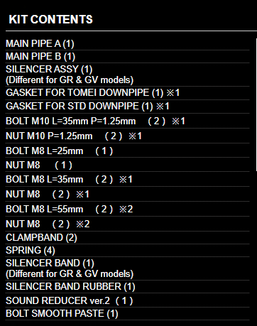 Tomei Full Titanium Muffler Kit Expreme Ti Gvf/va# Usdm FR SPORT