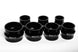 3.500" ID 4-Ply Reinforced Silicone Hump Hose (3.000" Long) Ace Race Parts
