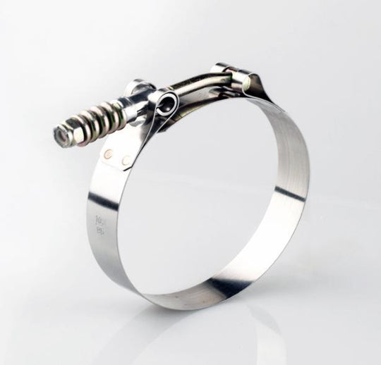 Light Duty Spring Loaded T-Bolt Clamp 304 Stainless - For 3.500" ID Silicone (Clamping Range: 3.78" - 4.08") Ace Race Parts