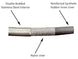-16AN Stainless Steel Braided Flex Hose with Reinforced Rubber Liner - 5 Foot Length Ace Race Parts