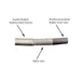 -6AN Stainless Steel Braided Flex Hose with Reinforced Rubber Liner - 10 Foot Length Ace Race Parts