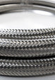 -20AN Stainless Steel Braided Flex Hose with Reinforced Rubber Liner - 5 Foot Length Ace Race Parts