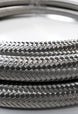 -6AN Stainless Steel Braided Flex Hose with Reinforced Rubber Liner - 50 Foot Length Ace Race Parts