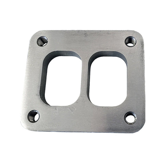 T4 Turbo Divided Inlet Flange Mild Steel (M10 x 1.5 Tapped Holes) Ace Race Parts