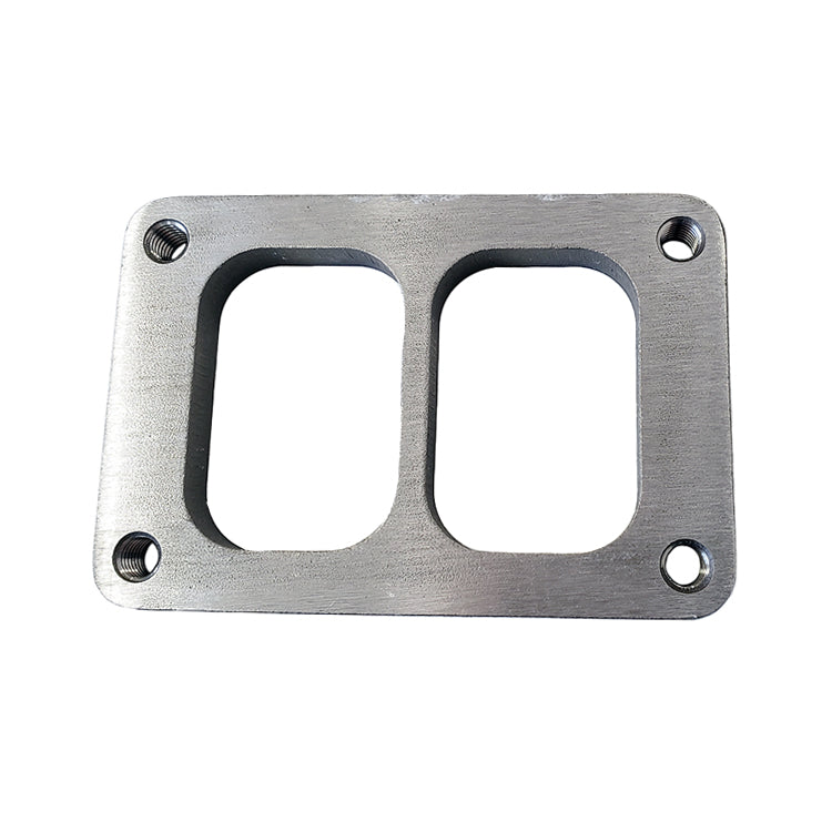 T6 Turbo Divided Inlet Flange 304 Stainless (M10 x 1.5 Tapped Holes) Ace Race Parts
