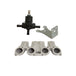 VW MKI MKII GTI 1.8L 2.0L 8v SOHC dual downdraft intake manifold + 0-30 PSI Fuel pressure regulator + Bracket SPA TURBO USA