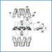 VW MKI MKII GTI 1.8L 2.0L 8v SOHC dual downdraft intake manifold SPA TURBO USA