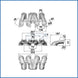 VW MKI MKII GTI 1.8L 2.0L 8v SOHC dual downdraft intake manifold SPA TURBO USA