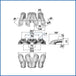 VW MKI MKII GTI 1.8L 2.0L 8v SOHC dual downdraft intake manifold + 0-30 PSI Fuel pressure regulator + Bracket SPA TURBO USA