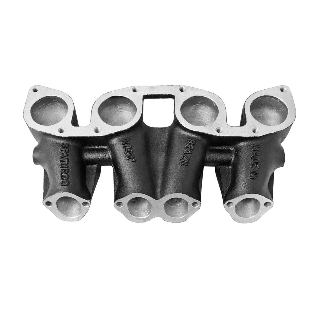 VW MKI MKII GTI 1.8L 2.0L 8v SOHC dual downdraft intake manifold - Black + 0-30 PSI Fuel pressure regulator + Bracket SPA TURBO USA