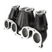 VW MKI MKII GTI 1.8L 2.0L 8v SOHC dual downdraft intake manifold - Black + 0-30 PSI Fuel pressure regulator + Bracket SPA TURBO USA