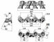 VW MKI MKII GTI 1.8L 2.0L 8v SOHC dual sidedraft intake manifold SPA TURBO USA