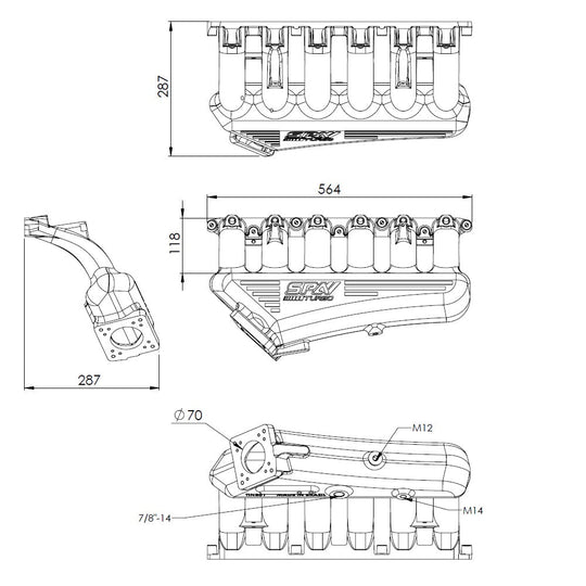 BMW E36 325 328 M3 (M50/M52) CAST ALUMINUM INTAKE MANIFOLD OEM THROTTLE SPA TURBO USA
