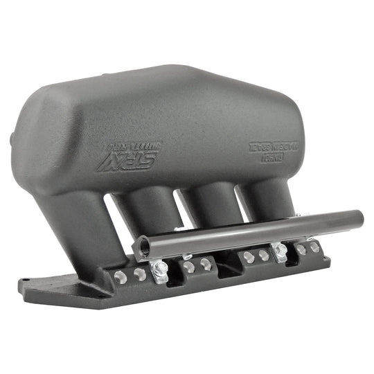 Intake manifold for 8th gen Honda Civic SI (K20 engine) - 8 injectors - Without holes - Black SPA TURBO USA