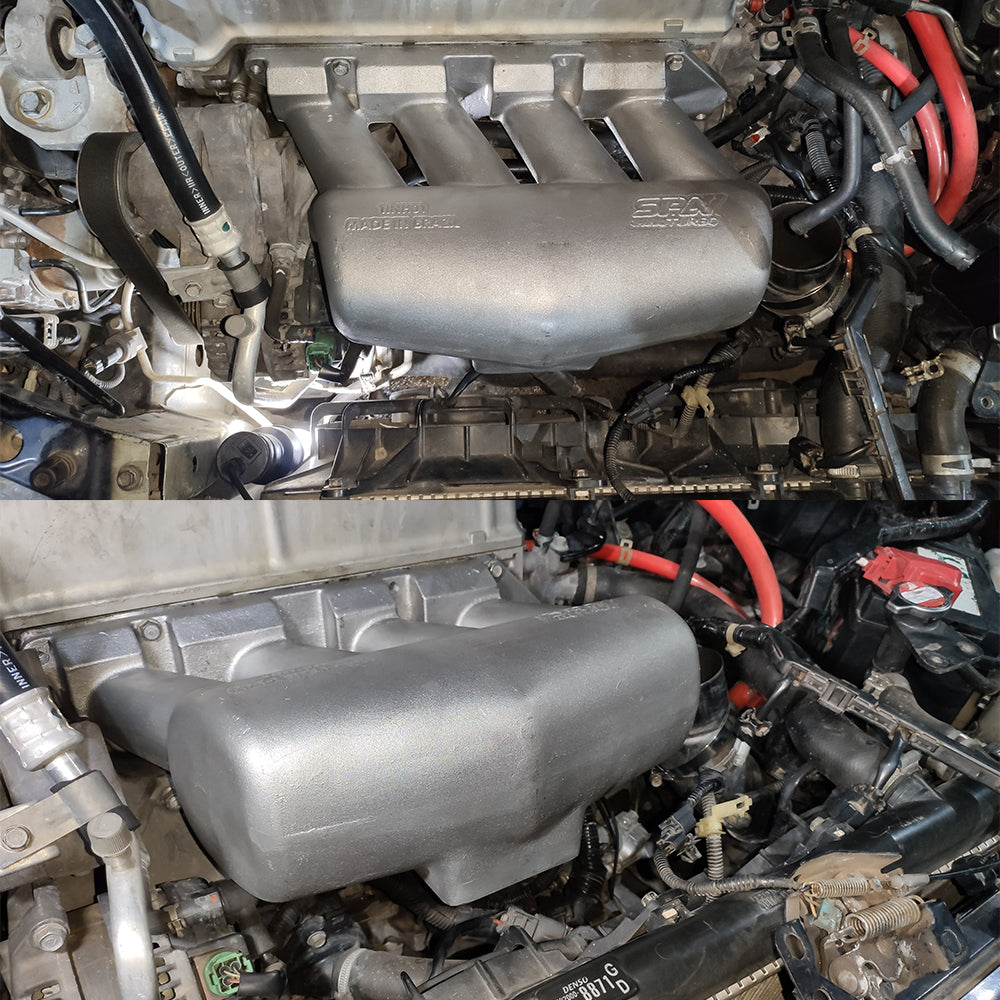 Intake manifold for 8th gen Honda Civic SI (K20 engine) - 8 injectors - Mustang throttle SPA TURBO USA