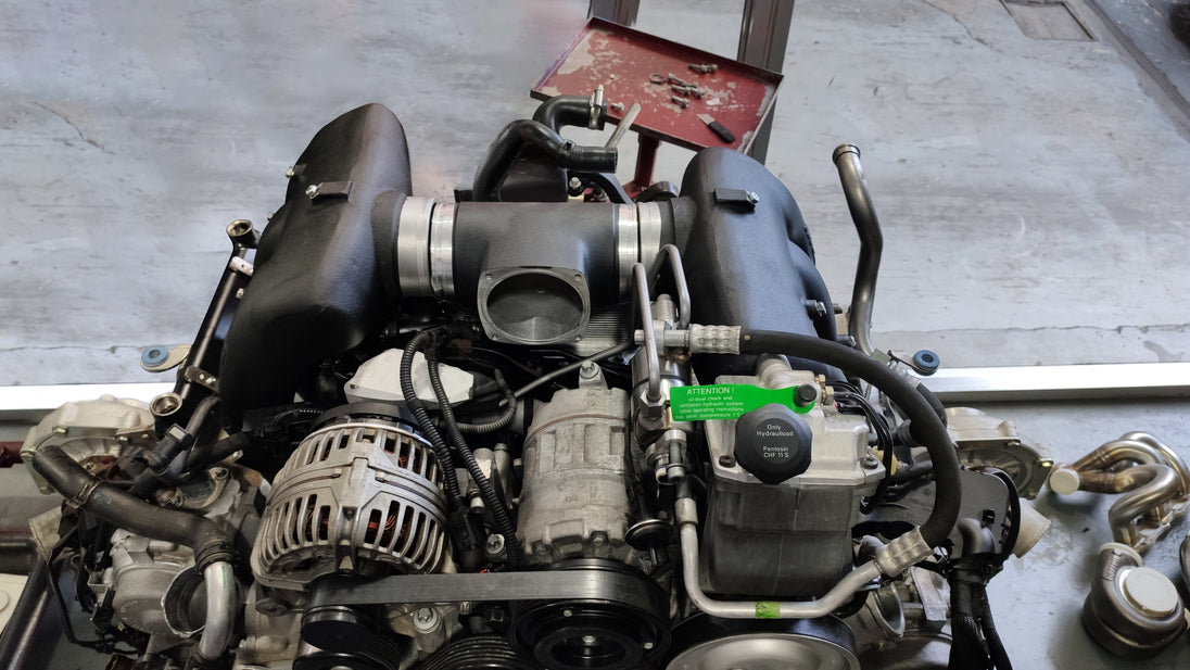 Cast Aluminum Intake Manifold Plenum upgrade for Porsche 911 997.1 Turbo/GT2 SPA TURBO USA