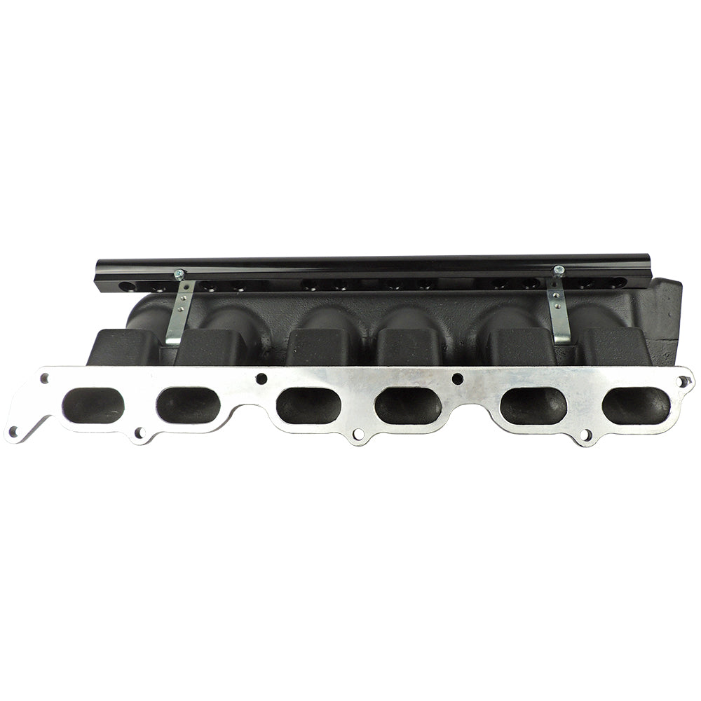 Toyota / Lexus 2JZ-GTE T4 High Performance Twin Scroll Turbo Manifold + intake manifold - 12 Injectors - Black SPA TURBO USA